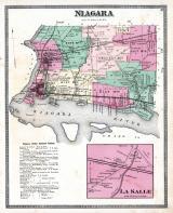 Niagara Township, La Salle, Suspension Bridge, Niagara River, Niagara and Orleans County 1875